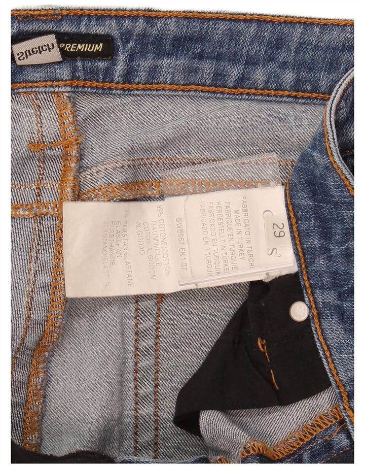GUESS Vaqueros Rectos Mujer W29 L30 Algodón Azul