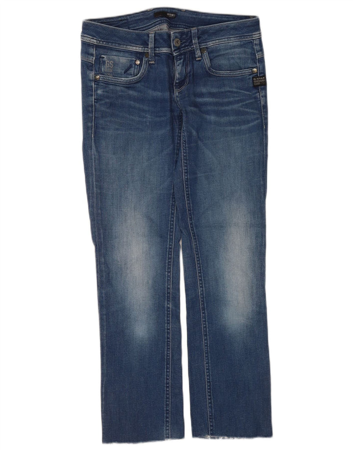 Jeans Rectos G-Star Mujer W27 L27 Algodón Azul