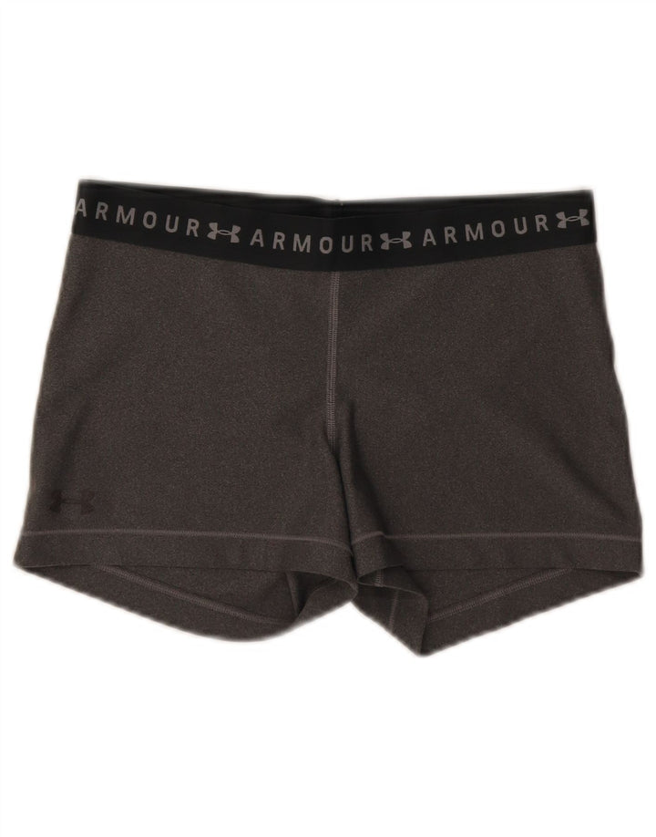 Under Armour Pantalones cortos deportivos gráficos para mujer UK 44 Gris medio