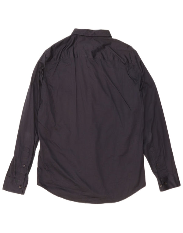 Camisa Armani Exchange Hombre Mediana Algodón Negro