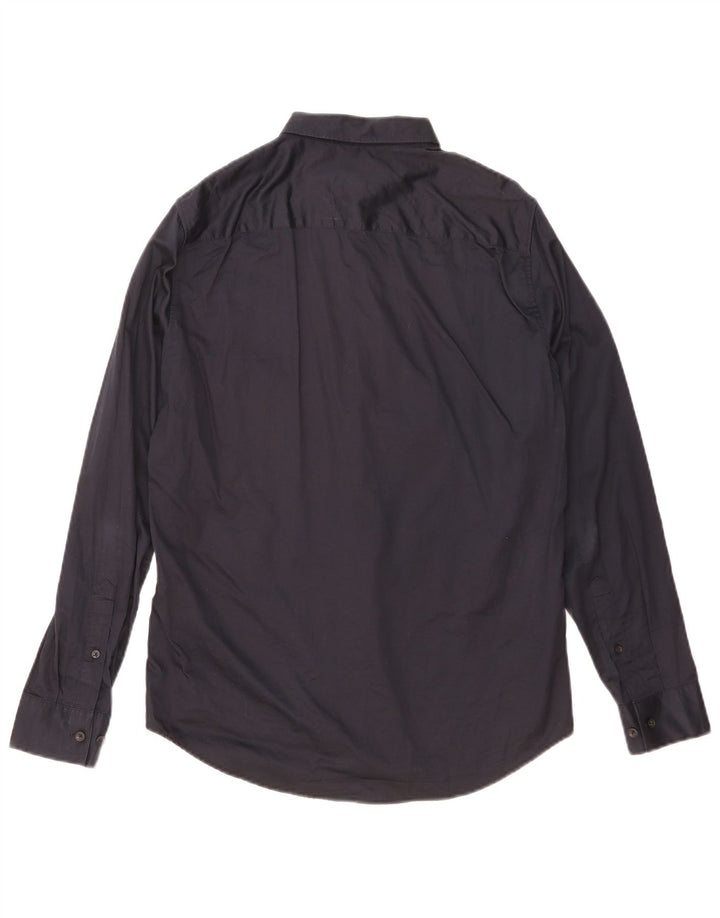 Camisa Armani Exchange Hombre Mediana Algodón Negro