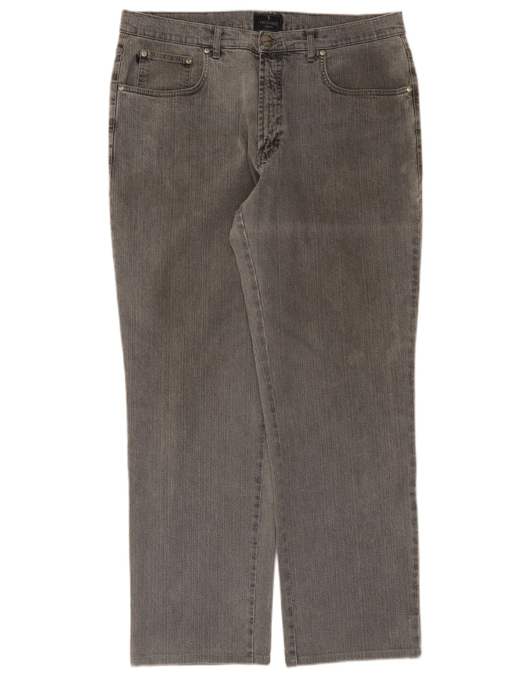 Vaqueros Trussardi Hombre Rectos W36 L31 Gris Algodón