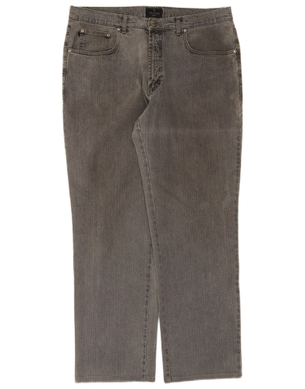 Vaqueros Trussardi Hombre Rectos W36 L31 Gris Algodón