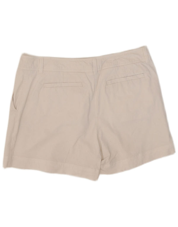 Hobbs Pantalones cortos chinos para mujer UK 16 Large W36 Algodón blanco