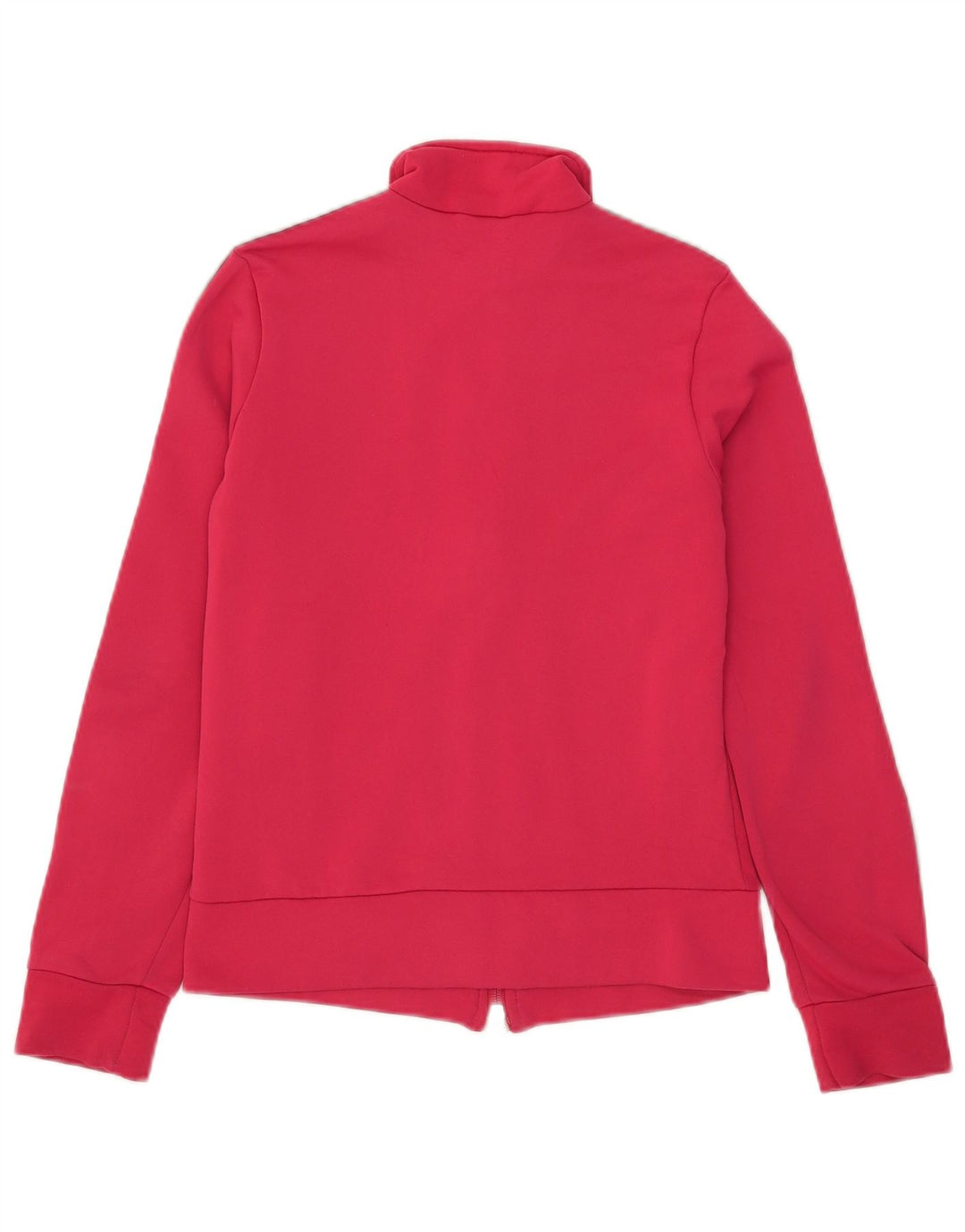 Adidas Mujer Chándal Top Chaqueta UK 12 Medio Rosa Poliéster