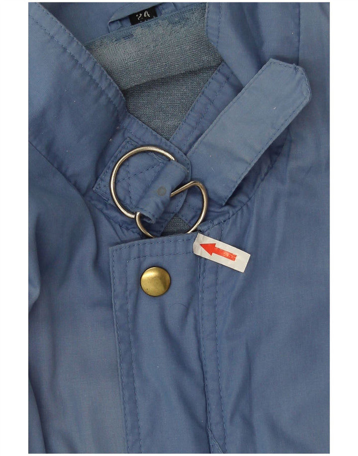 Chaqueta bomber vintage para hombre Reino Unido 38 Poliéster azul medio