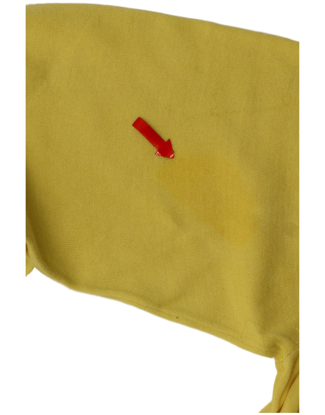 Refrigue Jersey De Cuello Redondo Para Hombre De Algodón Amarillo Medio