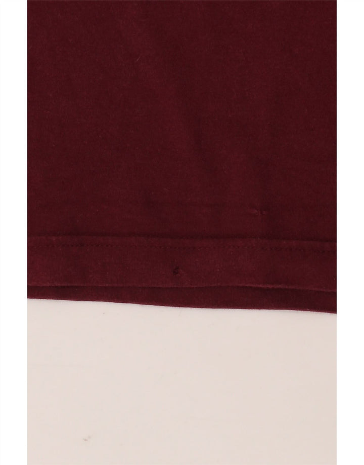 ADIDAS Camiseta Hombre Top Small Granate Algodón
