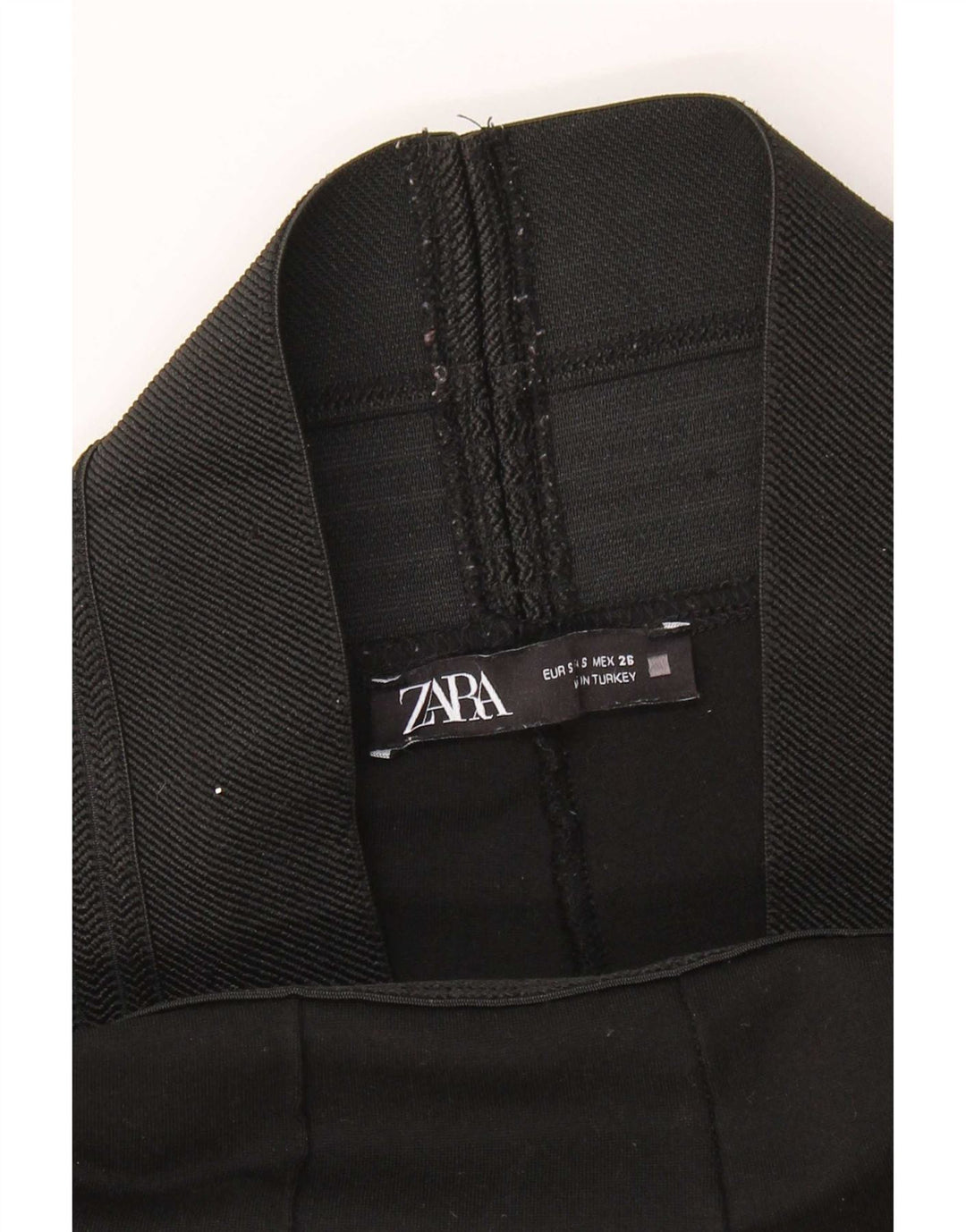 Zara Mujer Leggings Small Viscosa Negro