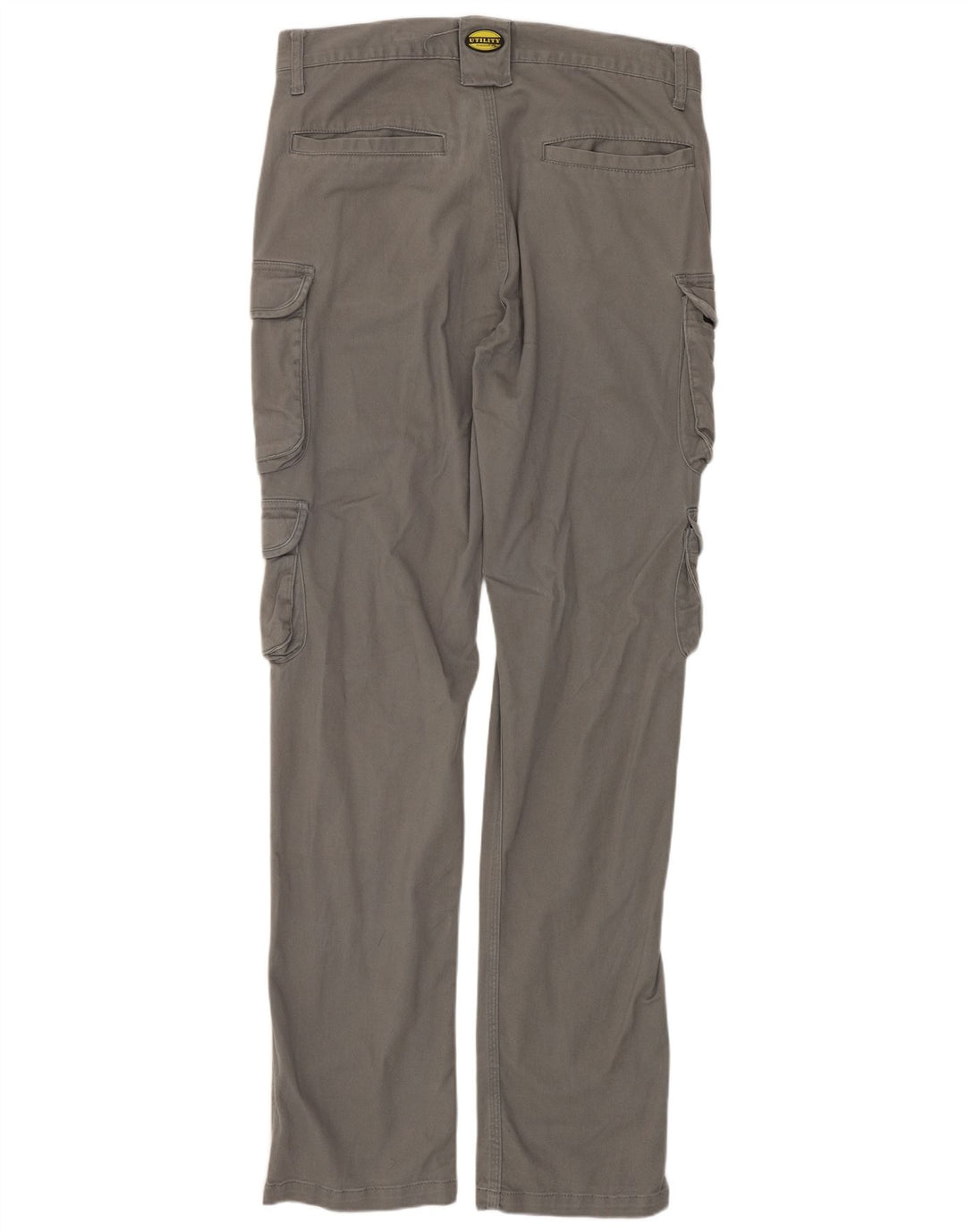 DIADORA Pantalón cargo slim para hombre W32 L34 Algodón gris