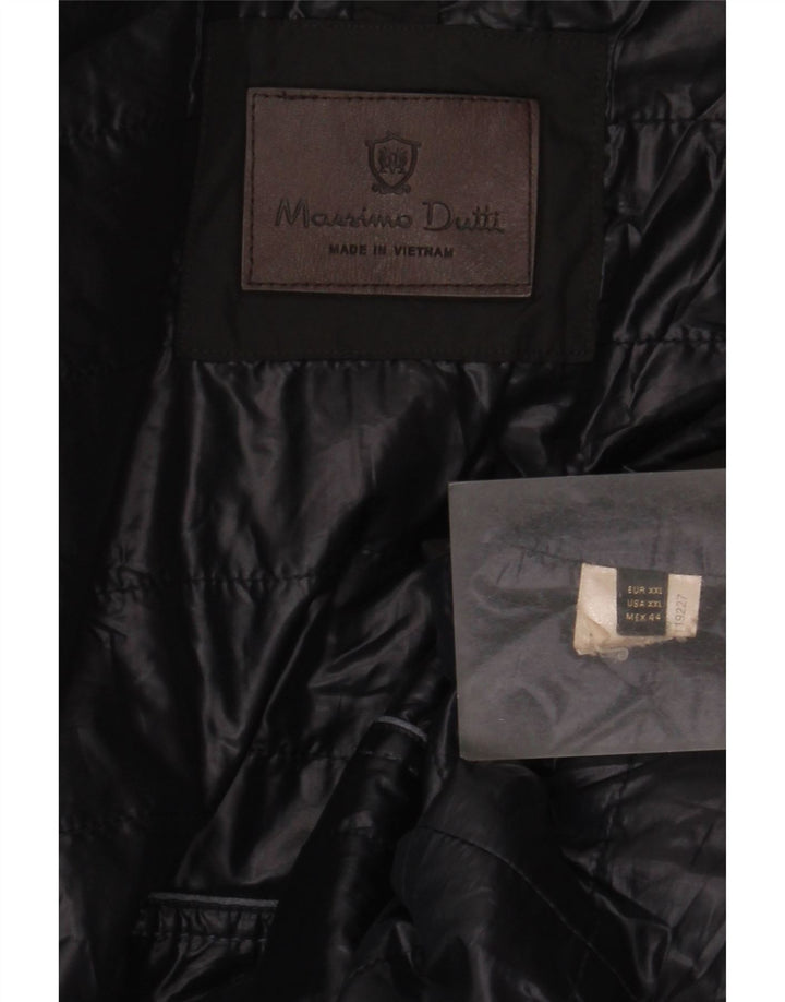 Massimo Dutti Chaleco Acolchado Hombre UK 44 2XL Negro