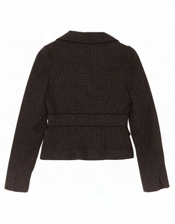 Hobbs Chaqueta Blazer de 3 Botones para Mujer UK 8 Small Gris Poliéster