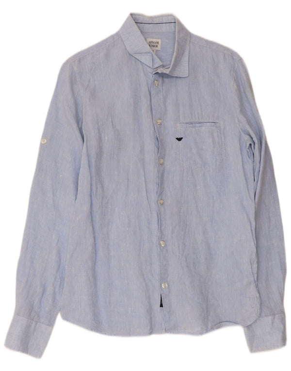 Camisa Armani Niño 14-15 Años Azul