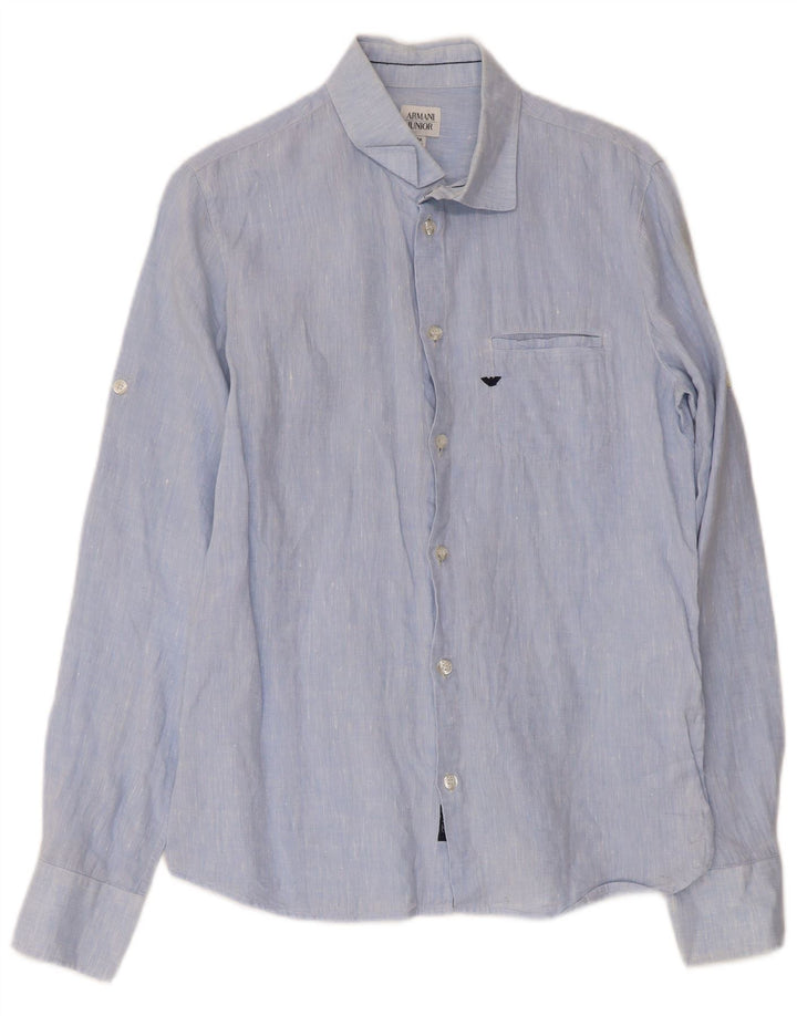 Camisa Armani Niño 14-15 Años Azul