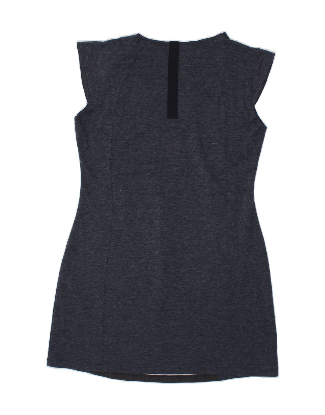 DESIGUAL Womens Sheath Dress UK 14 Large Navy Blue Patchwork Vintage Desigual and Second-Hand Desigual from Messina Hembry 