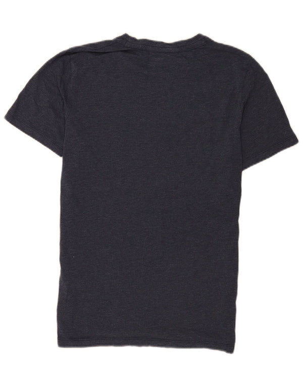 Jack & Jones Hombre Regular Graphic T-shirt Top Pequeño Azul Marino Colorblock