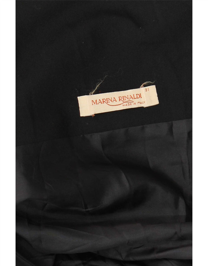 Marina Rinaldi Chaqueta Blazer Extragrande Abierta para Mujer Talla 31 XL Negro