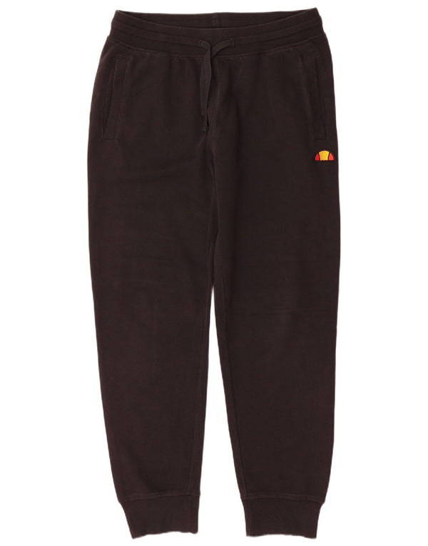 Ellesse Hombre Pantalones De Chándal Joggers Large Negro