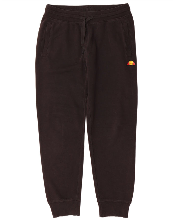 Ellesse Hombre Pantalones De Chándal Joggers Large Negro