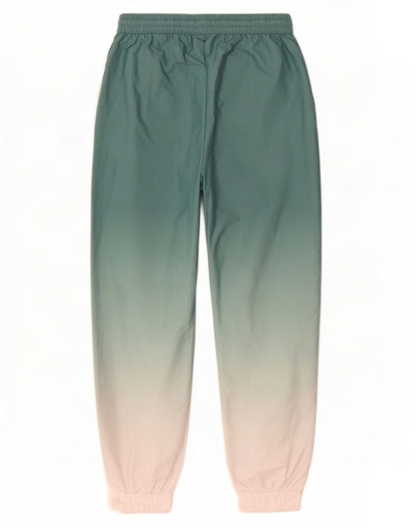 Adidas Mujer Chándal Pantalones Joggers UK 40 Grande Verde Colorblock