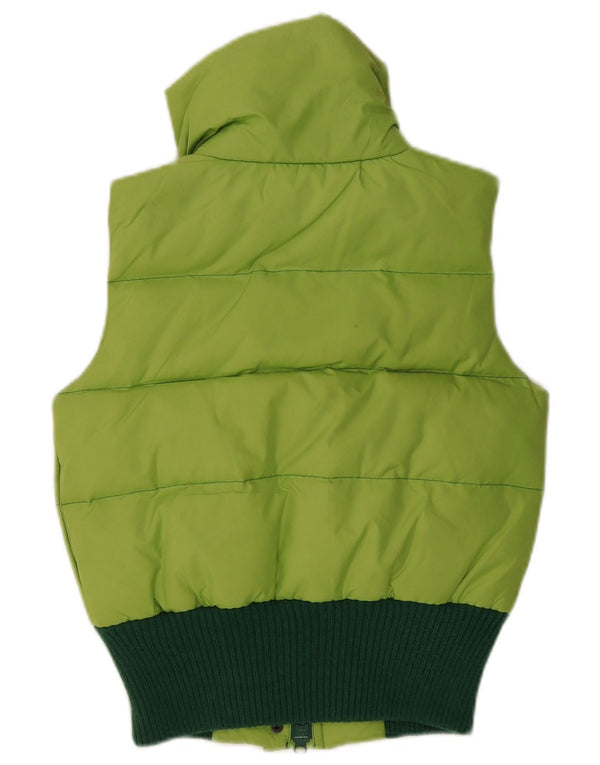 Only Chaleco acolchado para mujer ES 40 Small Verde Colorblock Poliéster