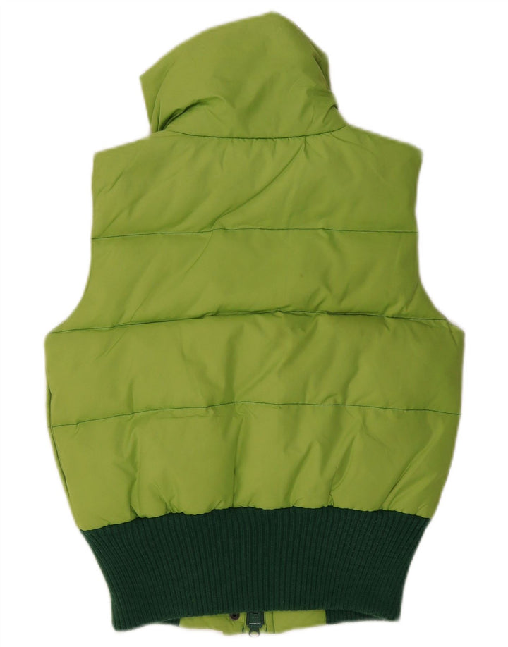 Only Chaleco acolchado para mujer ES 40 Small Verde Colorblock Poliéster
