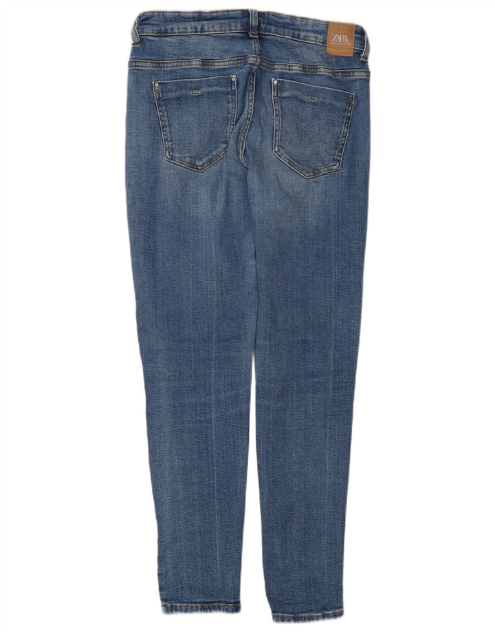 Zara Vaqueros Pitillo Mujer EU 40 Mediano W30 L27 Azul