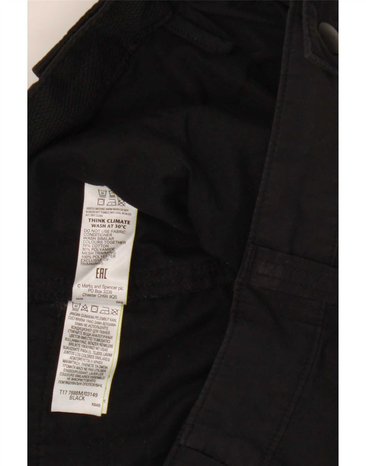 Marks & Spencer Pantalones cortos cargo para hombre W42 2XL Algodón negro