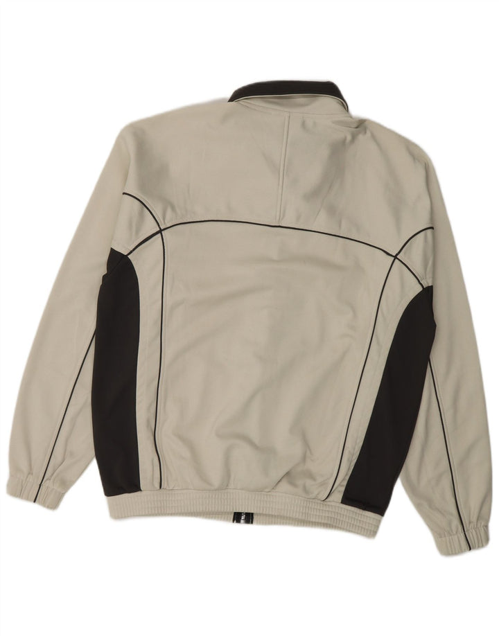 Asics Hombre Chándal Top Chaqueta Pequeña Beige Colorblock Poliéster