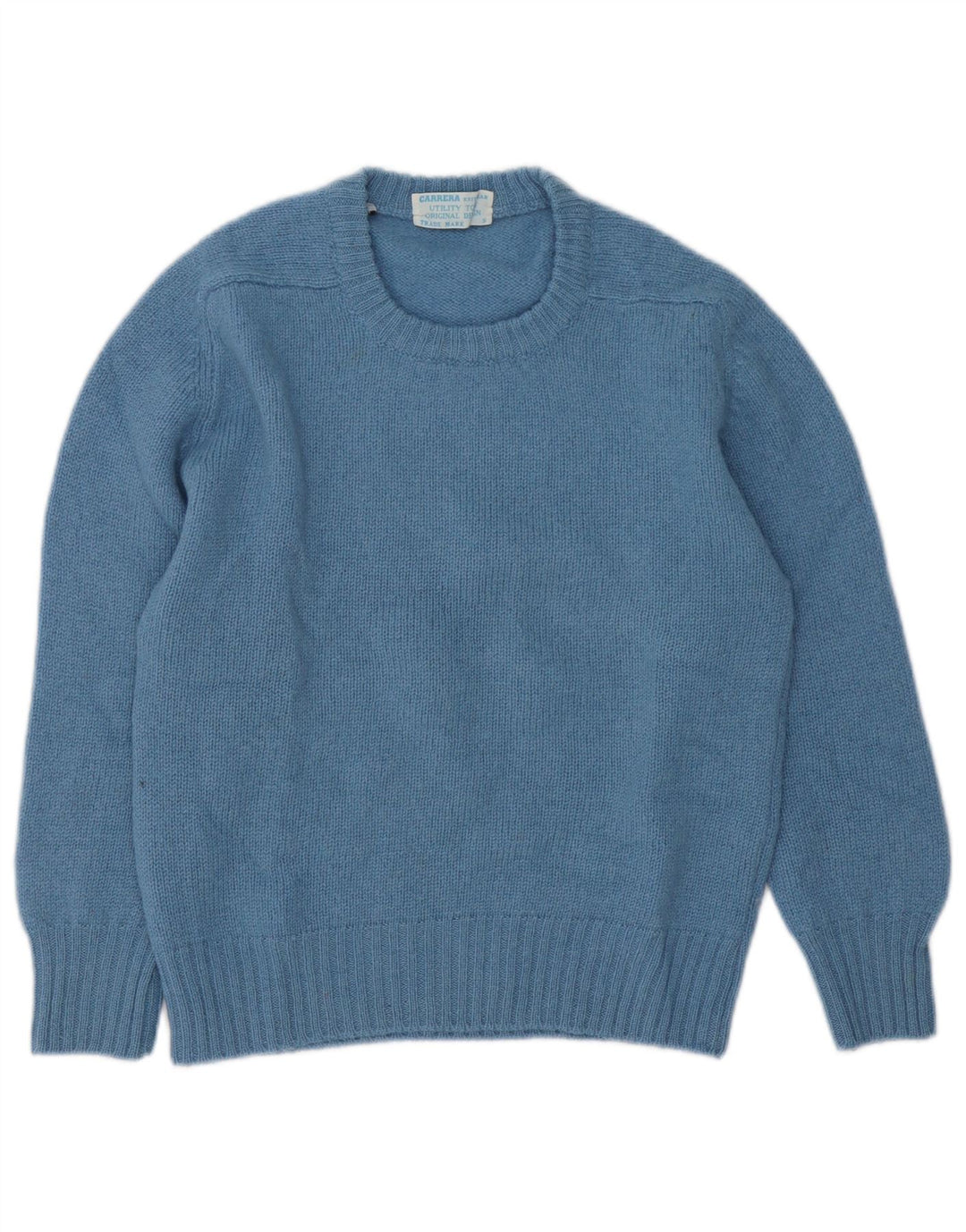 Carrera Jersey de cuello redondo para mujer UK 10 Small Blue