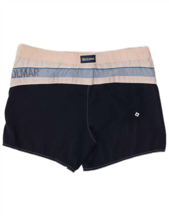 Colmar Bañador Gráfico IT 50 Large Blanco Colorblock Poliamida Hombre