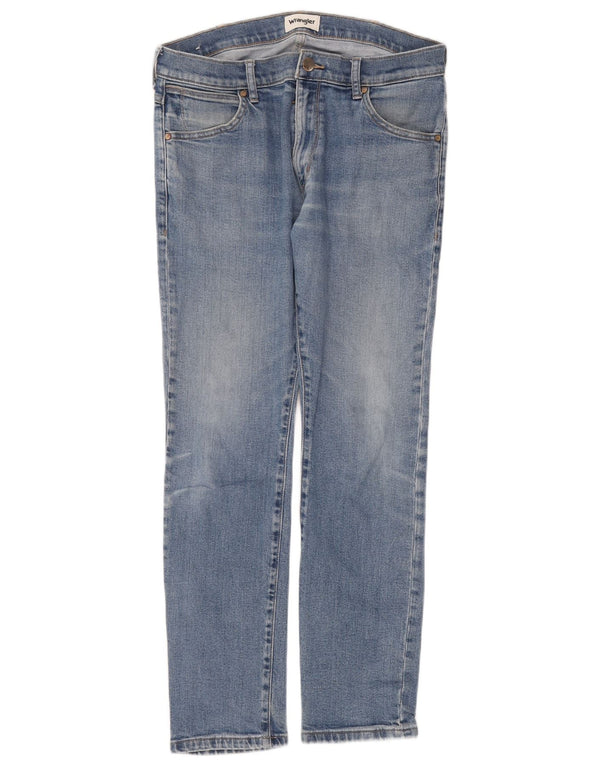 Vaqueros Wrangler Hombre Larston Slim W32 L32 Algodón Azul