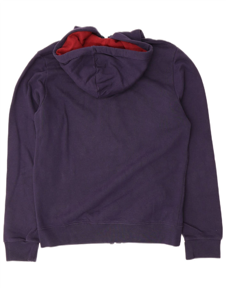 Starter - Sudadera con capucha y cremallera para hombre, tamaño mediano, algodón azul marino