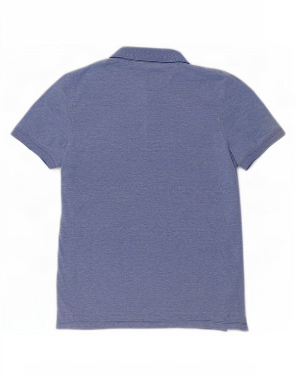 Polo Wrangler Hombre Algodón Azul Medio