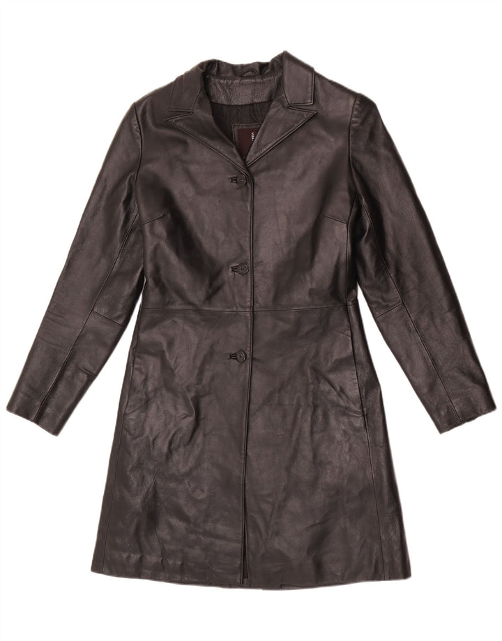 Abrigo de cuero para mujer Conbipel IT 40 Small Black