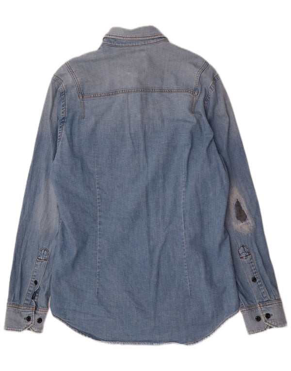 G-Star Hombre Camisa Vaquera Slim Fit Algodón Azul Medio