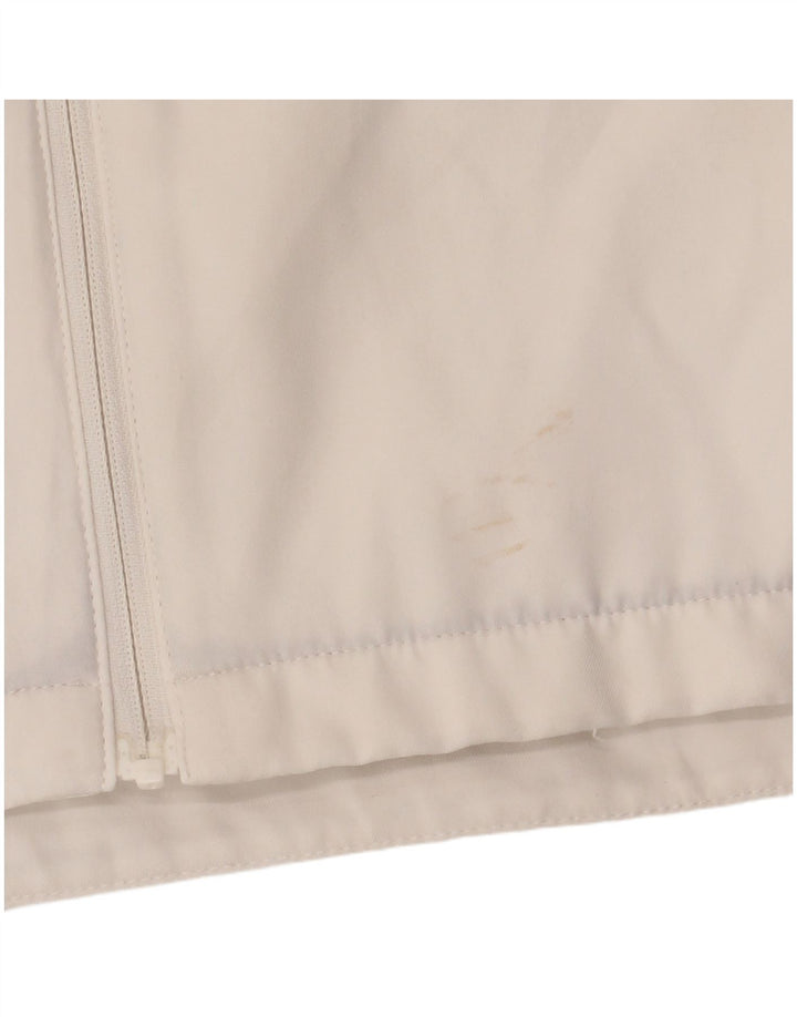 Nike Chaqueta impermeable Dri Fit para niños 13-14 años XL Blanco Colorblock Poliéster