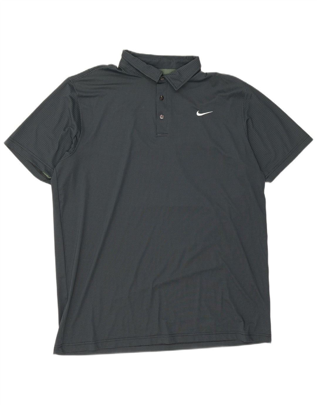 Nike Polo Dri Fit para hombre 4XL Poliéster verde manchado