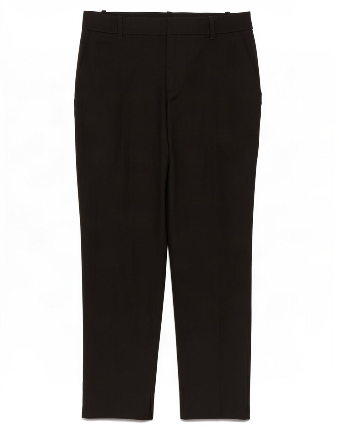 Zara Mujer Pantalón Chino Recto Mediano W28 L27 Negro