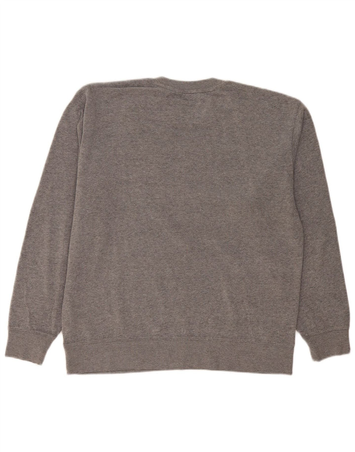 Vans Hombre Sudadera Gráfica Jersey De Algodón Gris Medio