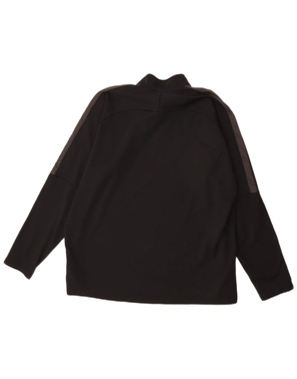 Nike Dri Fit Graphic Zip Neck Jersey Chándal Top XL Negro para Hombre