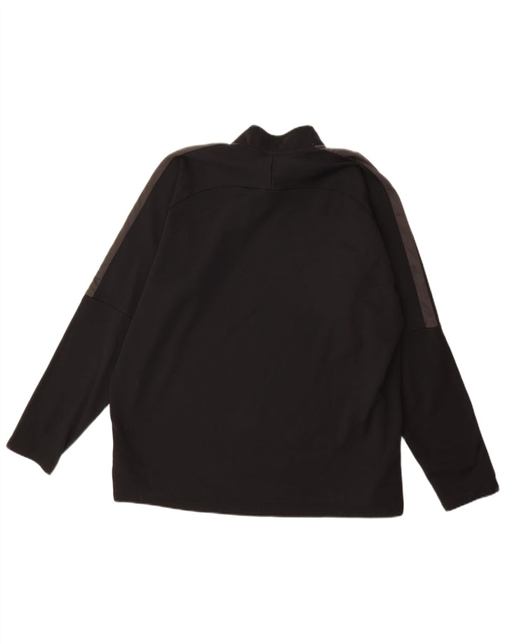 Nike Dri Fit Graphic Zip Neck Jersey Chándal Top XL Negro para Hombre