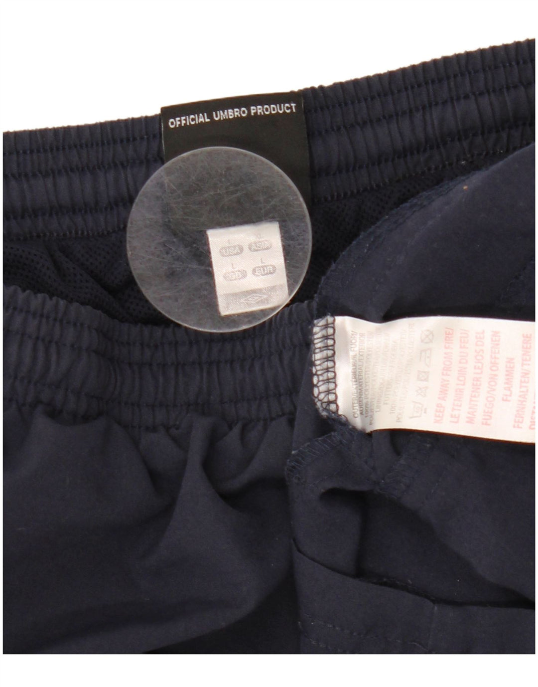 UMBRO Shorts deportivos para hombre Large Azul marino Poliéster