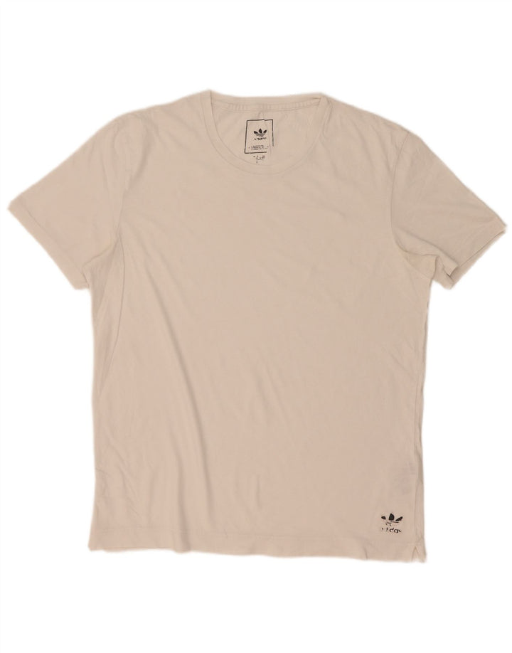 Camiseta Adidas Hombre Top Medium Blanco Algodón