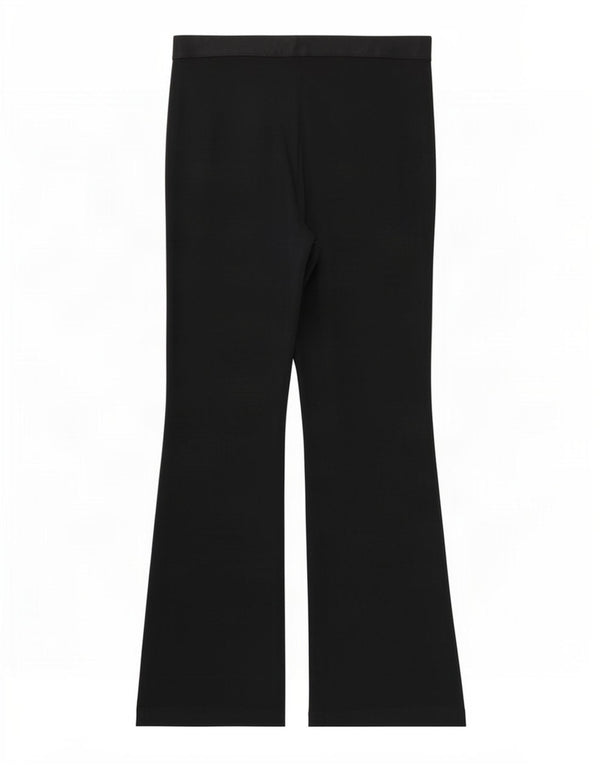 Marks & Spencer Pantalones casuales acampanados para mujer UK 10 Small W28 L30 Azul marino