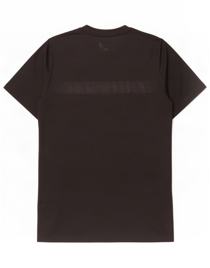Camiseta Nike Dri Fit para hombre Top medio negro color block Poliéster