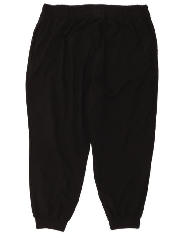 Fila Mujer Crop Chándal Pantalones Joggers UK 40 XL Poliéster Negro