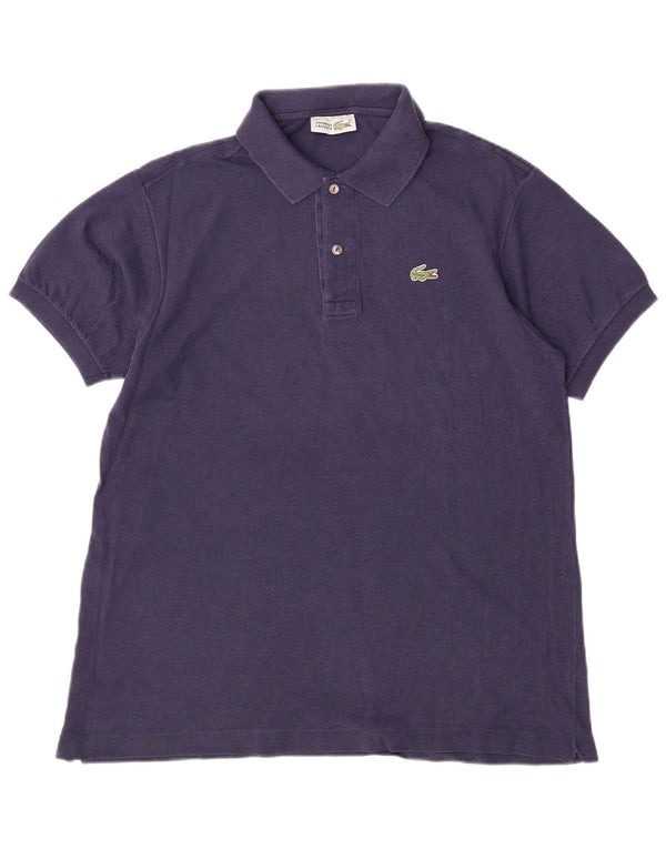 LACOSTE Polo para hombre talla 5 grande algodón azul marino