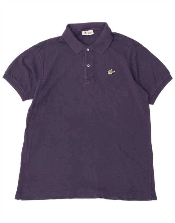 LACOSTE Polo para hombre talla 5 grande algodón azul marino
