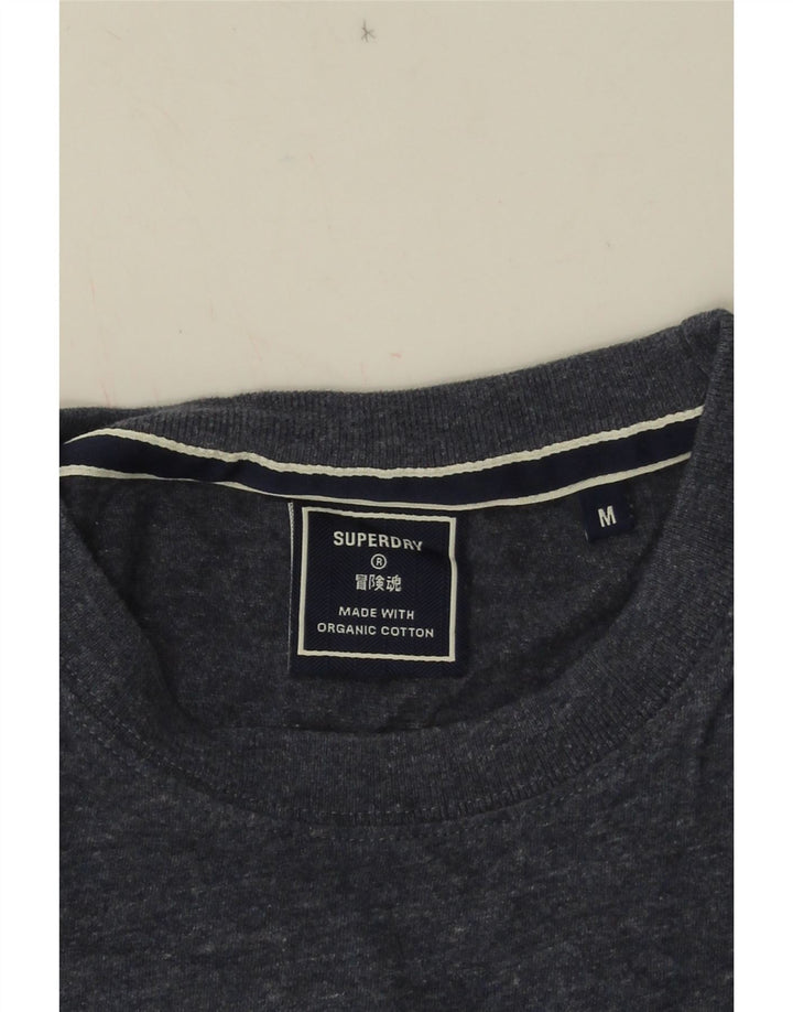 Camiseta Superdry Hombre Top Medium Azul Marino Algodón